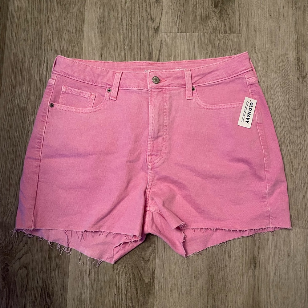 NWT Old Navy Pink Denim Shorts